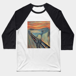 Denizko Art The Scream Baseball T-Shirt